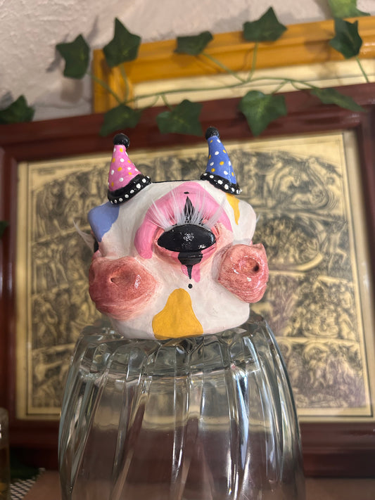 Parti The Two Headed Clown Calf