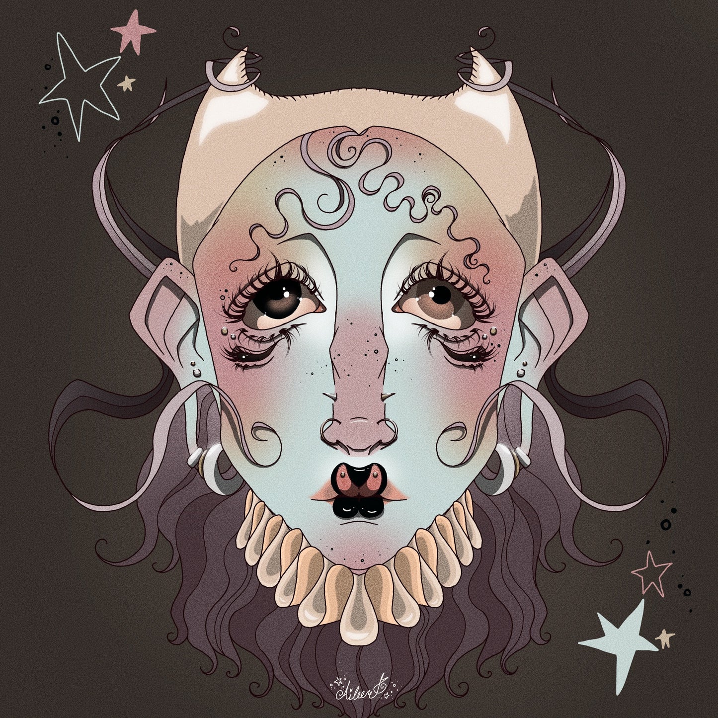 Stella The Clown Print