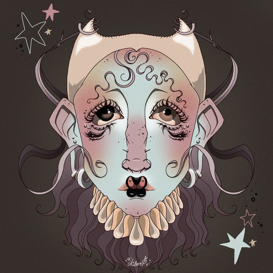 Stella The Clown Print